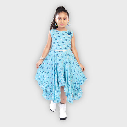 Girls Blue Dress - 2219
