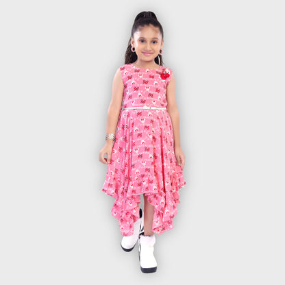 Girls Pink Dress - 2219