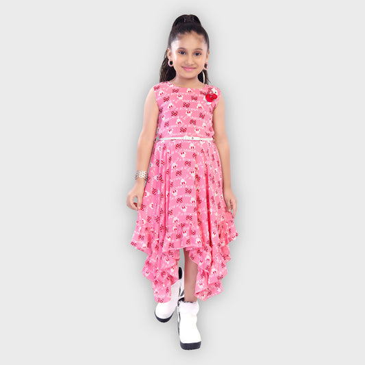 Girls Pink Dress - 2219