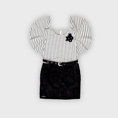 Girls White Dress - 2220