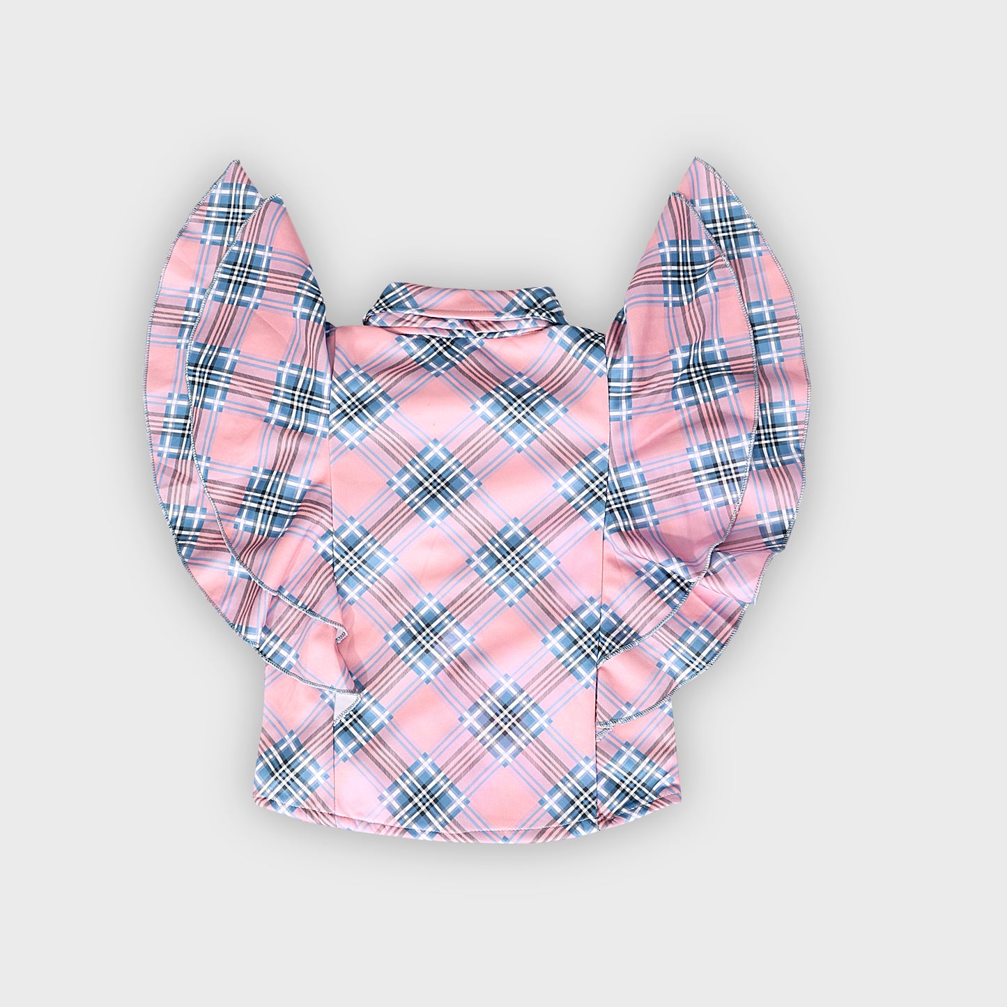 Girls Blue Culottes Set - 2230