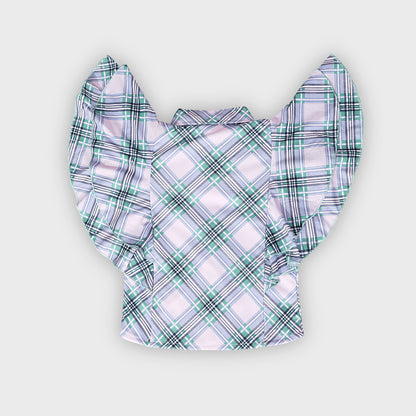 Girls Green Culottes Set - 2230