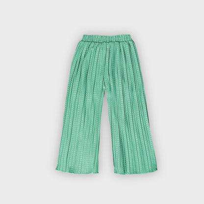 Girls Green Culottes Set - 2230