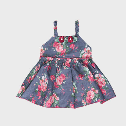 Girls Grey Culottes Set - 2235