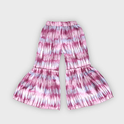 Girls Wine Culottes Set - 2236