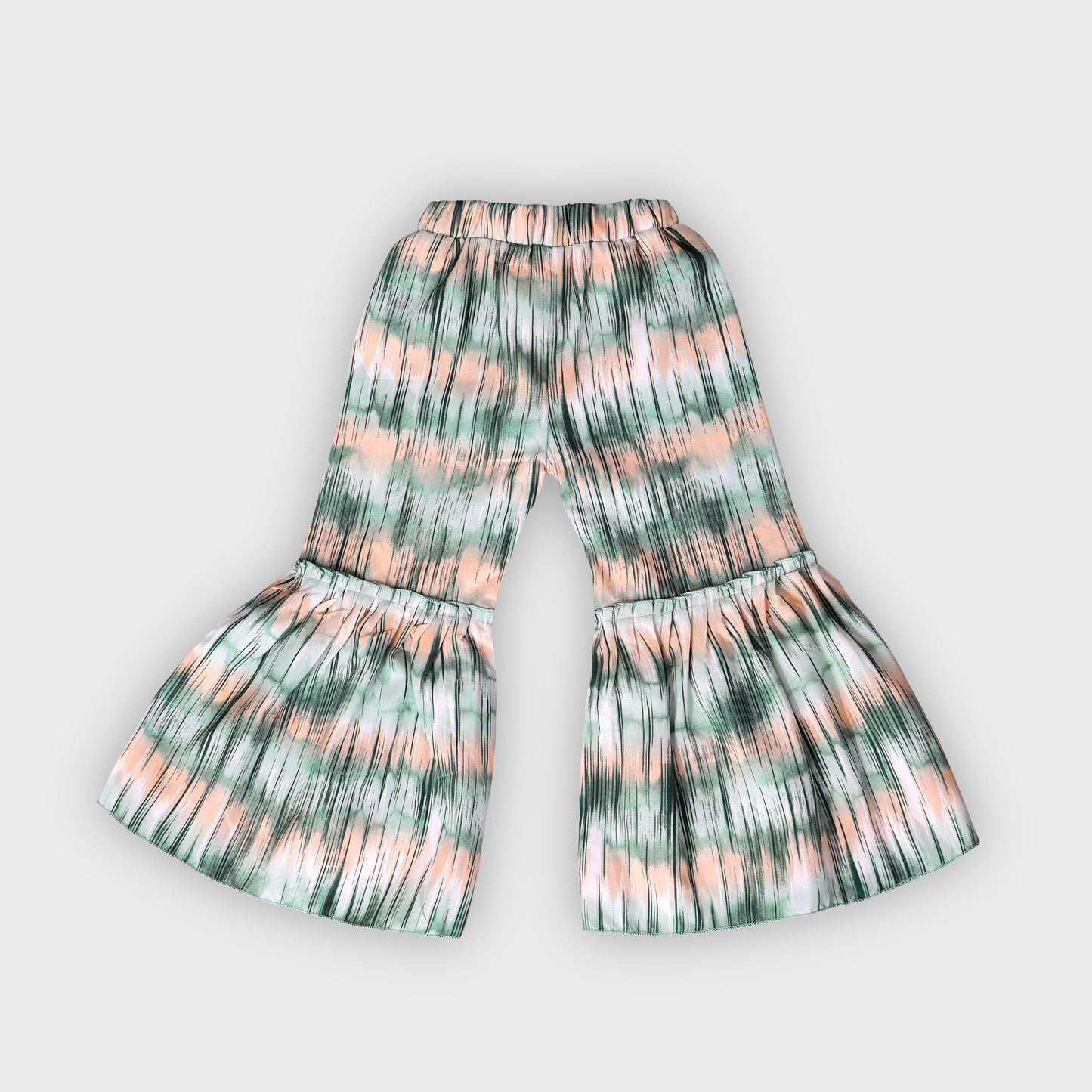 Girls Green Culottes Set - 2236