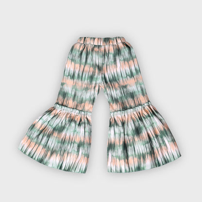 Girls Green Culottes Set - 2236