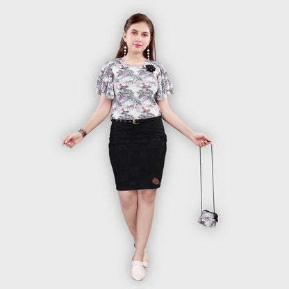 Girls Cream Dress - 2237