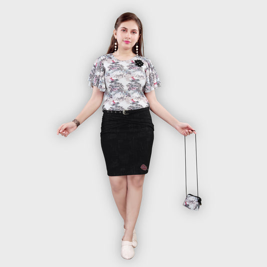 Girls Cream Dress - 2237