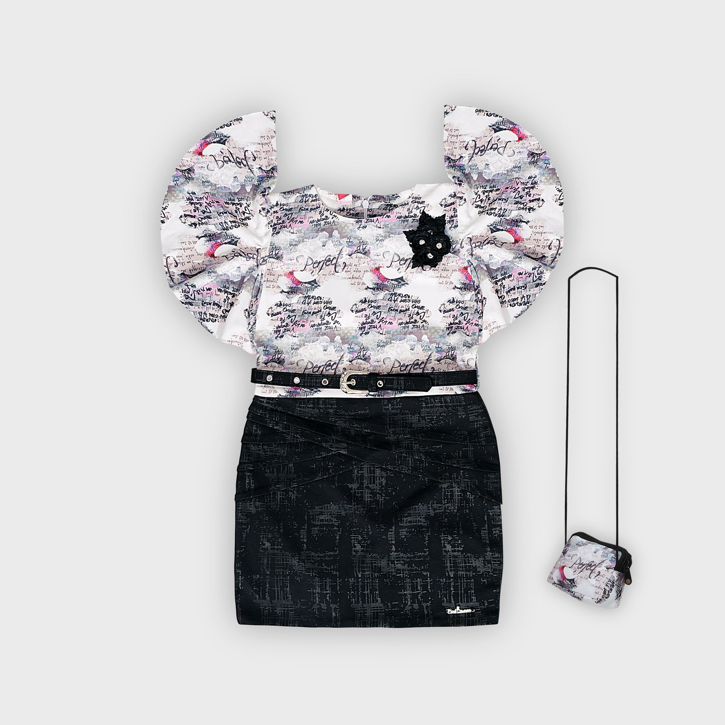 Girls Cream Dress - 2237