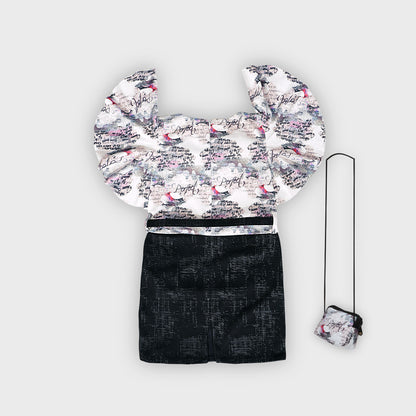 Girls Cream Dress - 2237