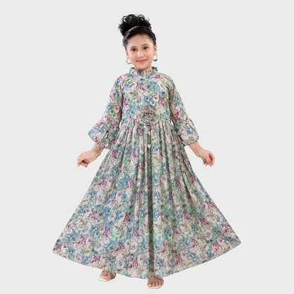 Girls Blue Dress - 2240