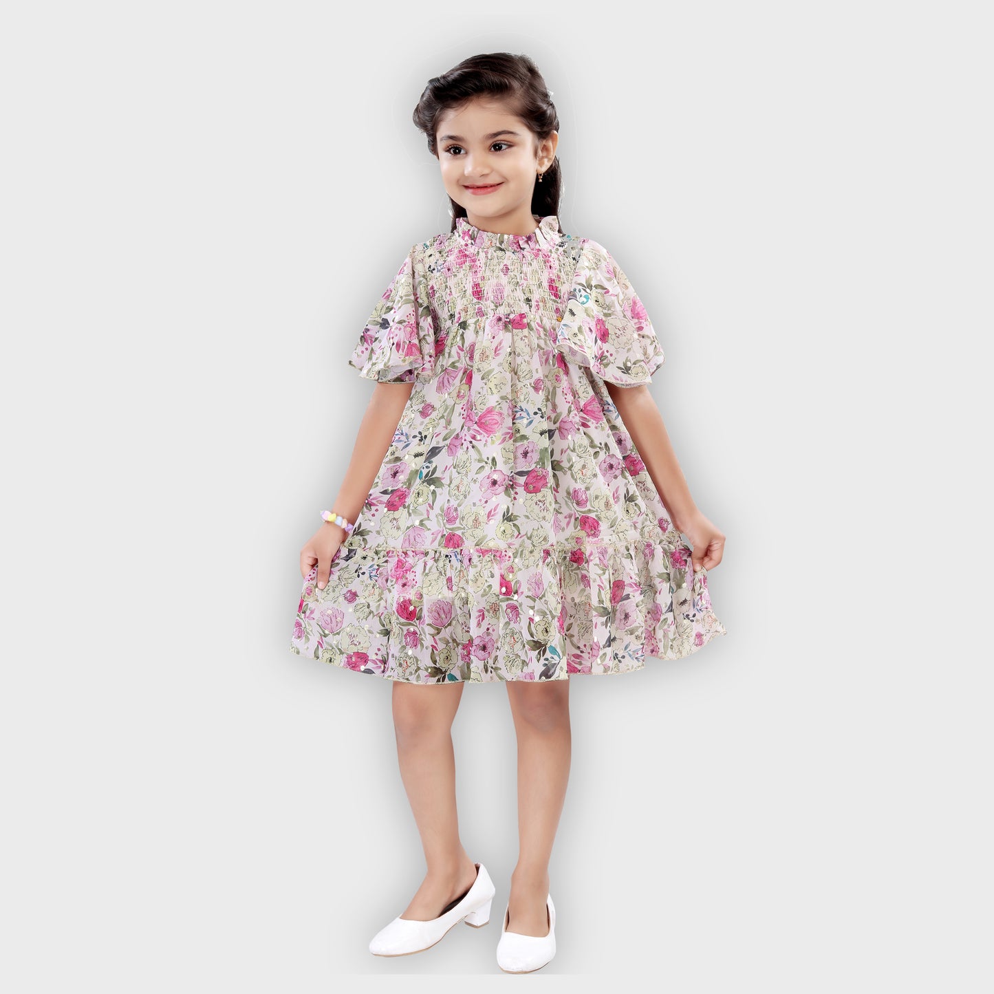 Girls Pink Dress - 2241