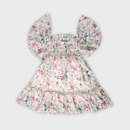 Girls Peach Dress - 2241