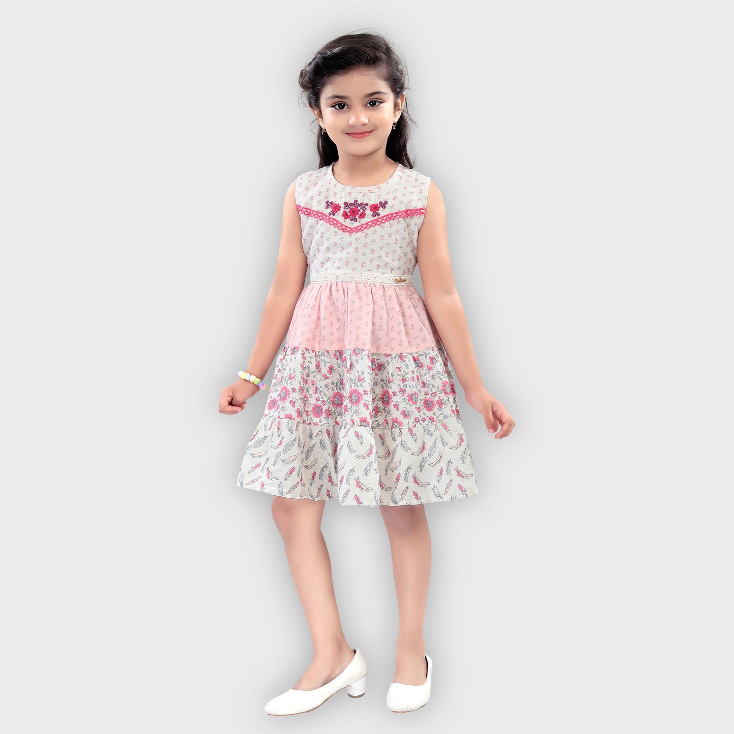 Girls Pink Dress - 2242