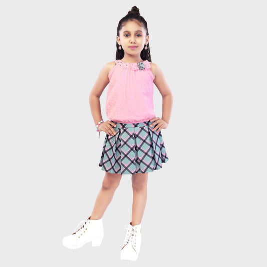 Girls Skirt Set - PINK 2661