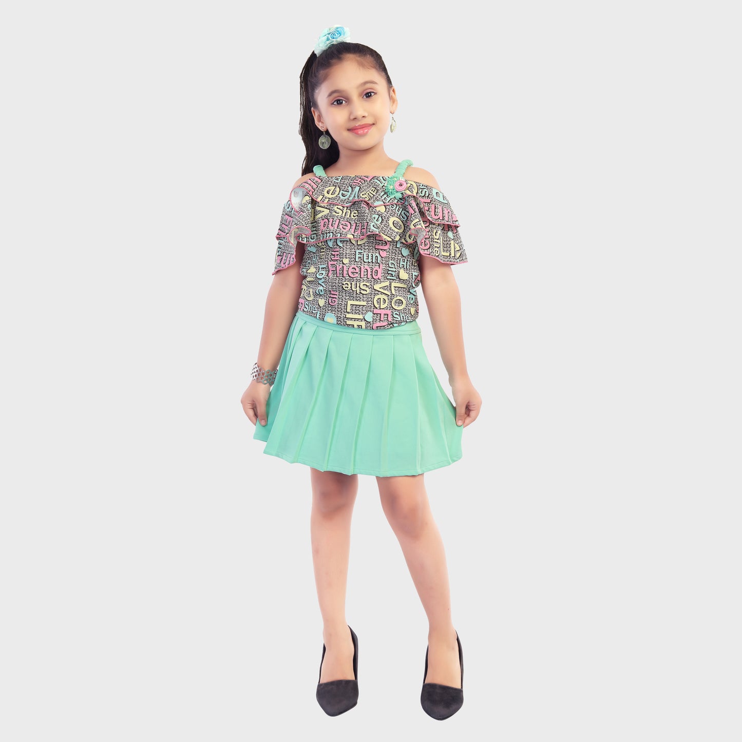 Girls Skirt Set - FIROZI  2666