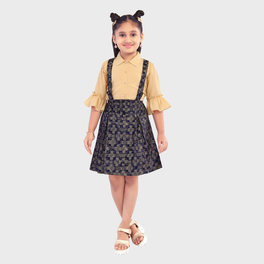 Girls Dungree Set - FONE  2673