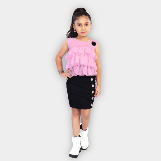 Girls Pink Dress - 2676