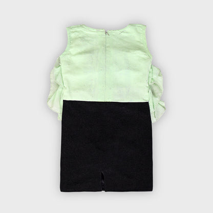 Girls Green Dress - 2676
