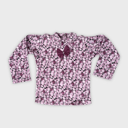 Girls Wine Dungree Set  2688