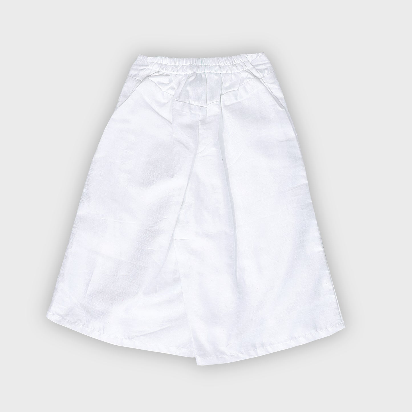 Girls Wine Culottes Set - 2697