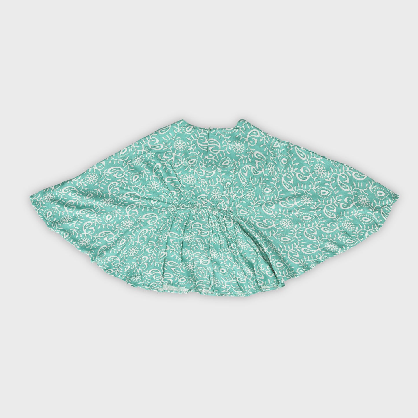 Girls Green Culottes Set - 2697