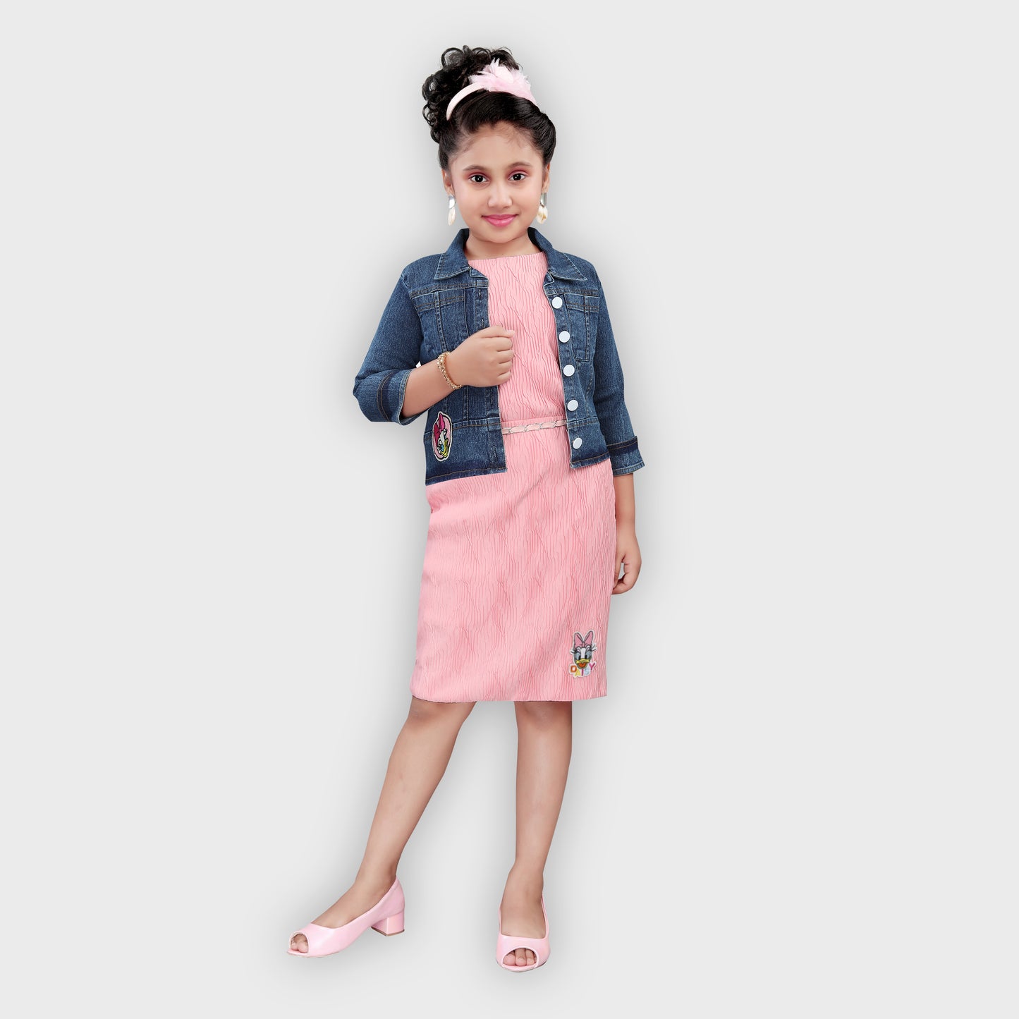 Girls Pink Dress - 2736