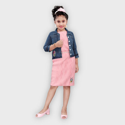 Girls Pink Dress - 2736