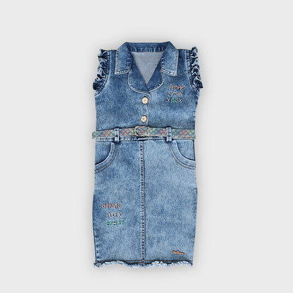 Girls Blue Dress - 2743