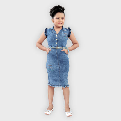 Girls Blue Dress - 2743