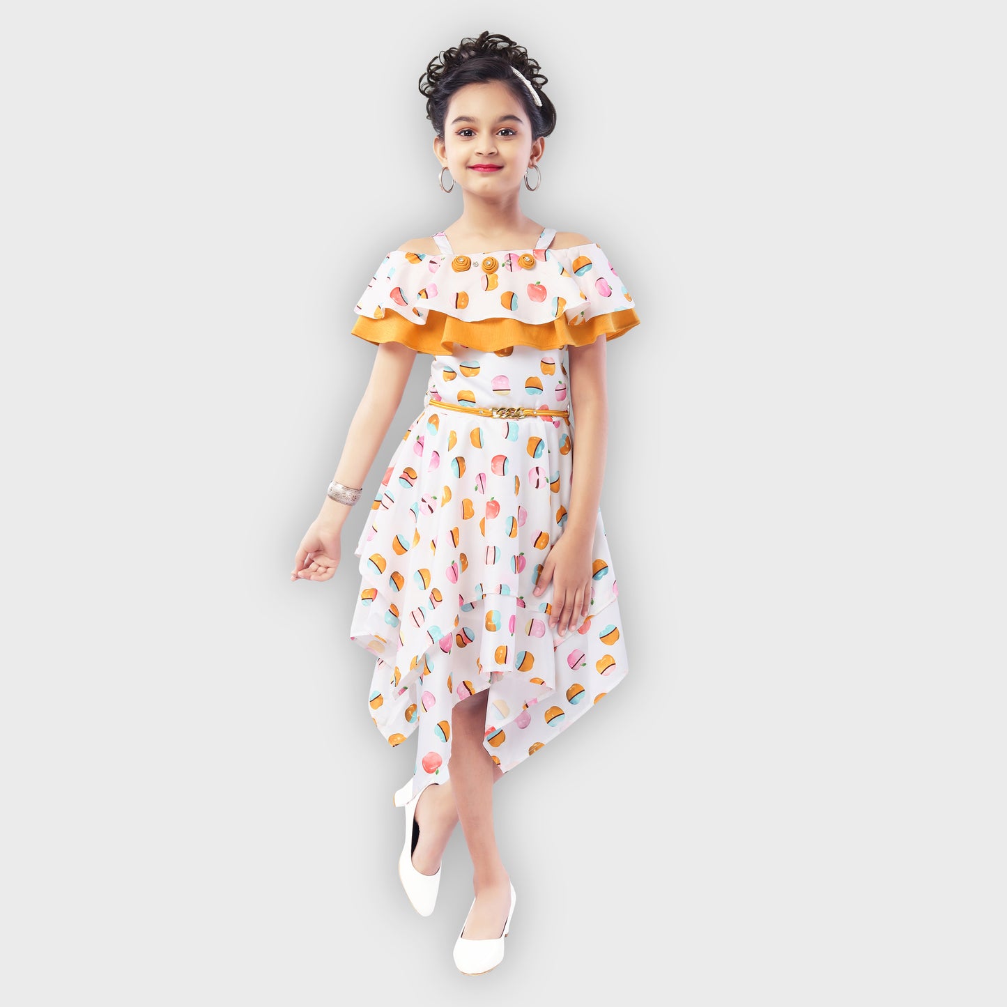 Girls Mustard Dress - 2809