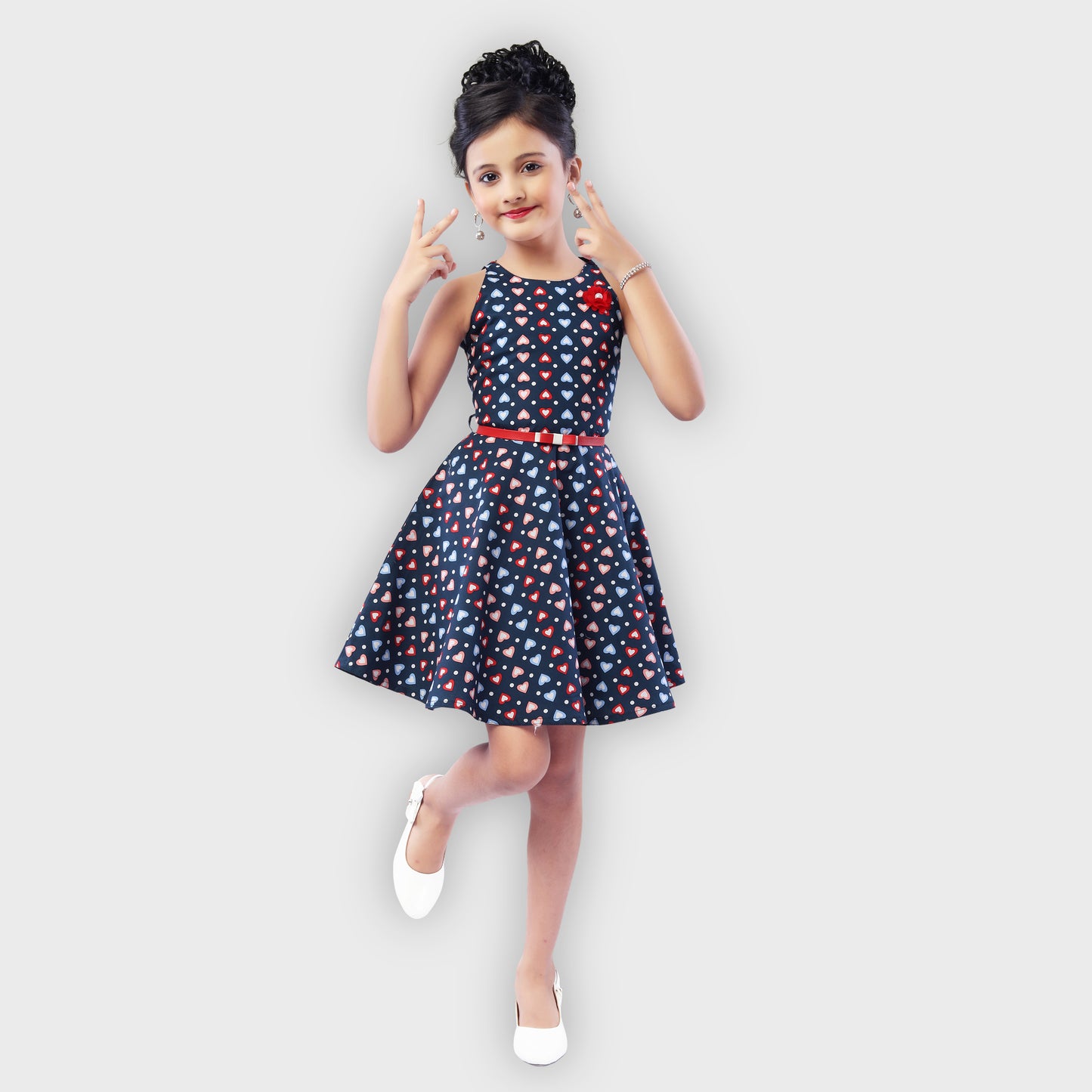 Girls Blue Dress - 2812