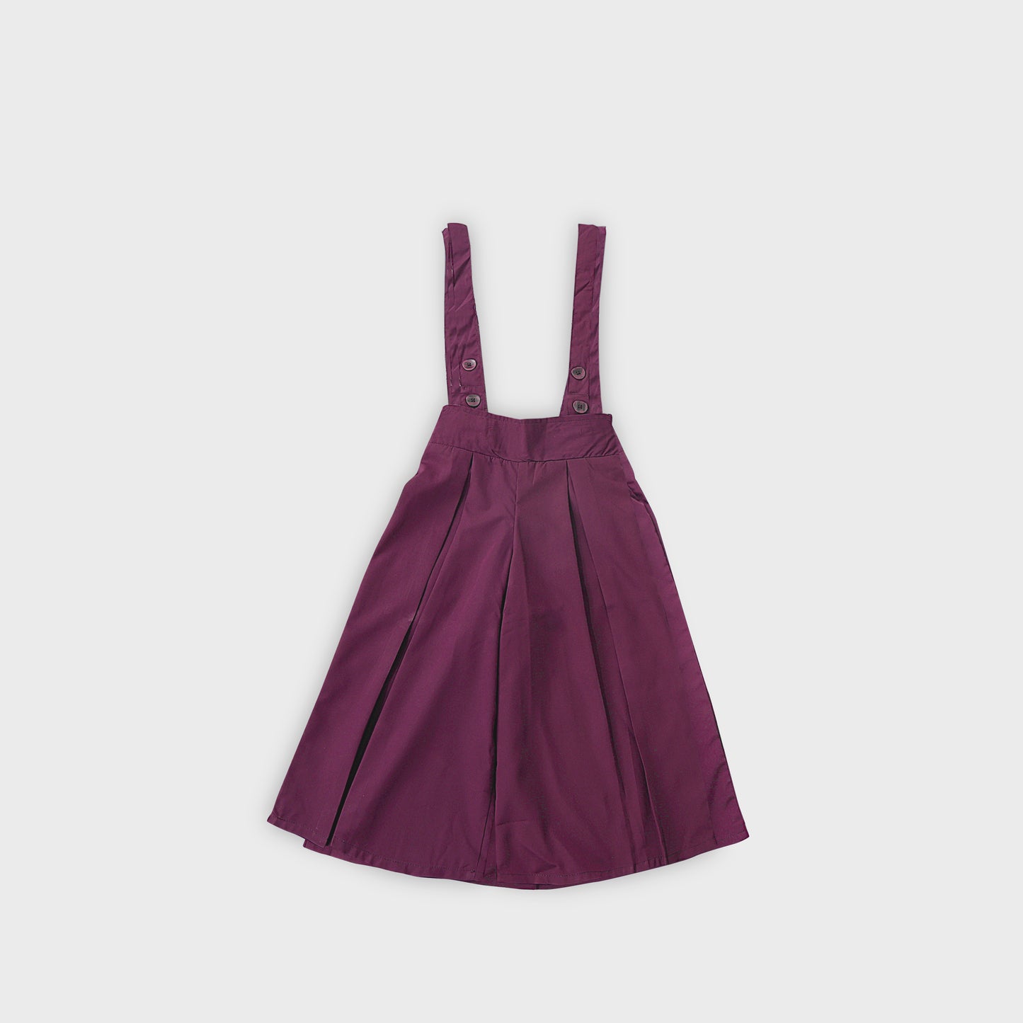 Girls Wine Dungree Set  2688