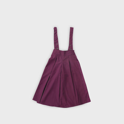 Girls Wine Dungree Set  2688