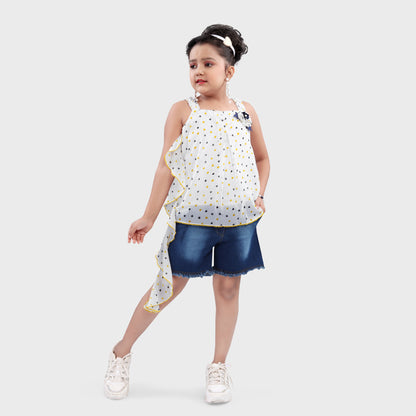 Girls Lemon Shorts Set  - 2739